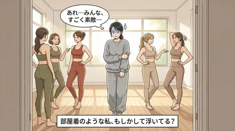 上品で洗練されたLITHEEのウェアデザインに惹かれる様子