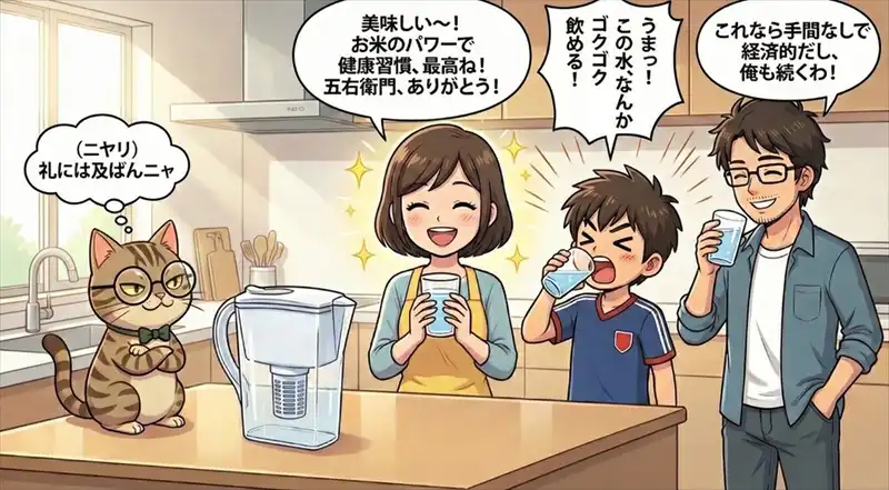 自分にぴったりの習慣としてWelvinaを選び、公式サイトで詳細を確認することを推奨する最終コマ。