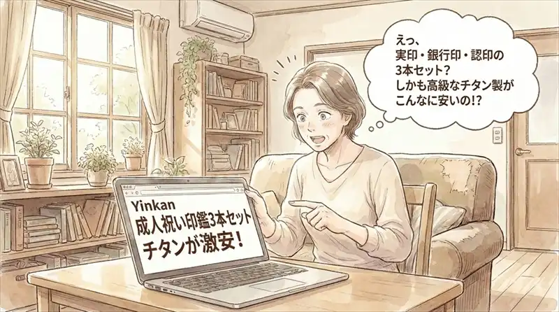 工場直送のYinkanなら高品質なチタン印鑑が驚きの低価格で購入できることを紹介。