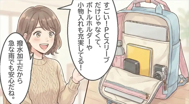 豊富なカラーバリエーションとファッションへの合わせやすさを提案。